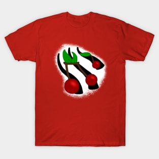 Musical Note Cherries T-Shirt